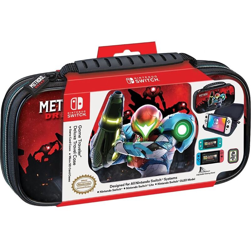 RDS Industries Nintendo Switch Game Traveler Deluxe Travel Case - Metroid Dread