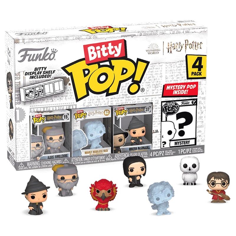 Funko Bitty Pop! Movies Harry Potter Dumbledore 1-Inch Vinyl Figure (Pack of 4) - FU71317