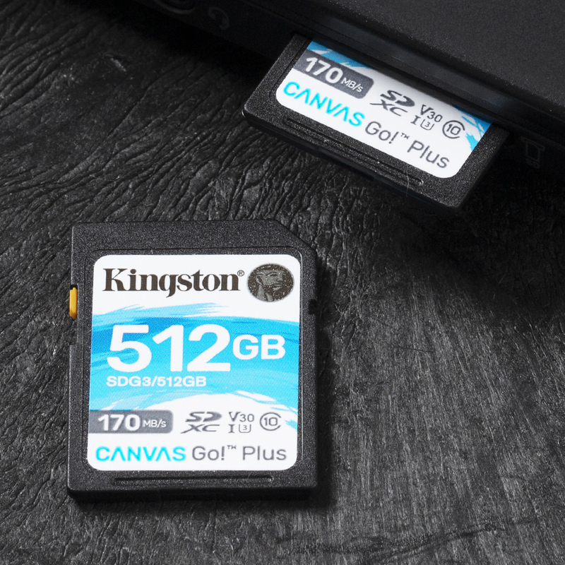 Kingston 512GB Canvas Go Plus UHS-I SDXC Memory Card