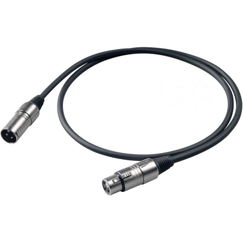 Cannon Cable XLR 3P M To Cannon XLR 3P F 5M