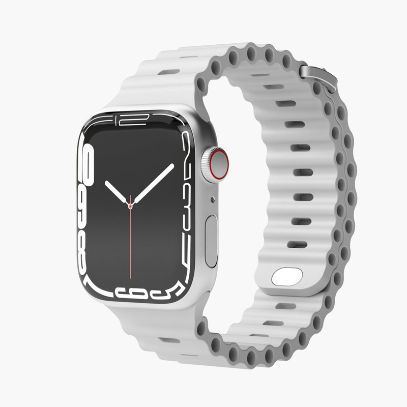 VONMAHLEN Wave Band Case 2 Band One Light Gray (For Apple Watch 42 mm / 44 mm / 45 mm / 49 mm)