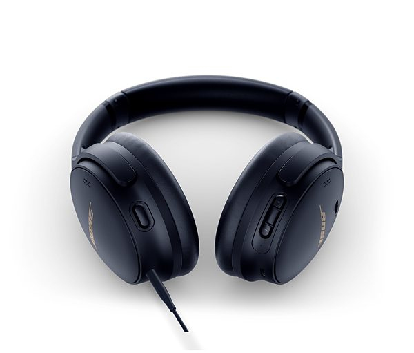 Bose QuietComfort 45 Wireless On-Ear Headphones with Noise-Cancellation - Midnight Blue