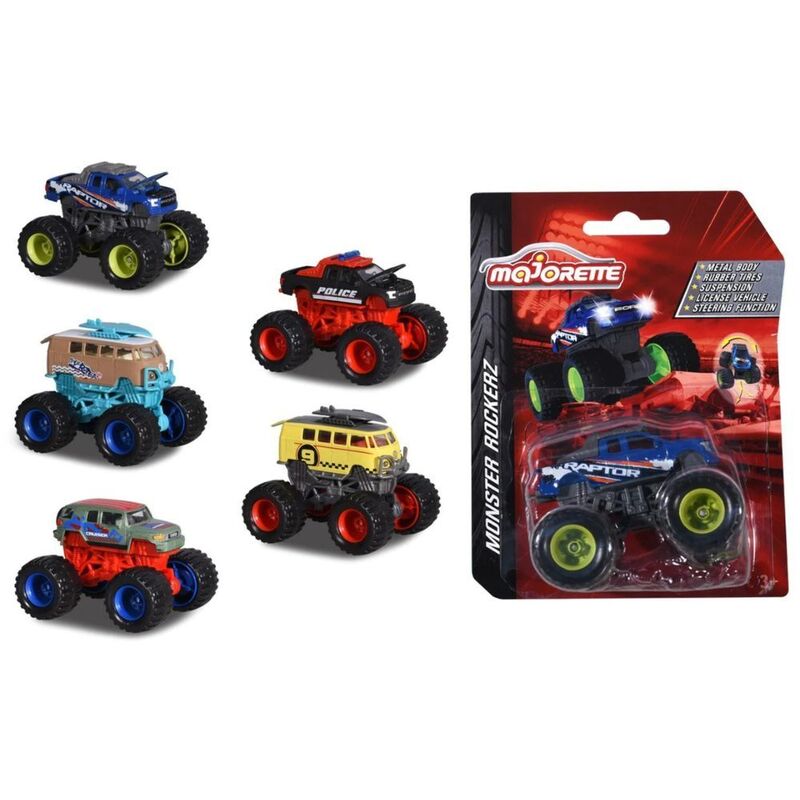 Majorette Monster Rockerz 1/64 Diecast Cars (Assorted - Includes 1)