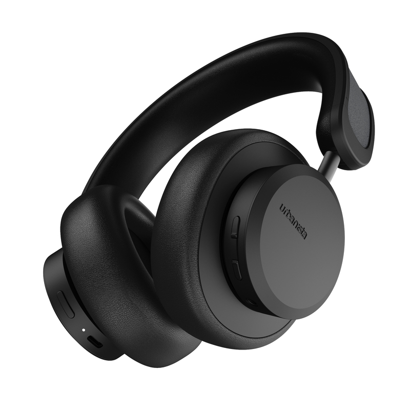 Urbanista Los Angeles Solar-Powered Wireless On-Ear Headphones With Noise-Cancellation - Midnight Black