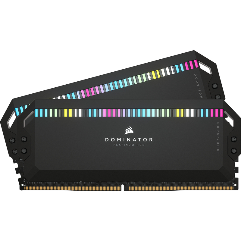 Corsair Dominator Platinum RGB 64GB (2x32GB) DDR5 DRAM 5200MHz C40 - Black