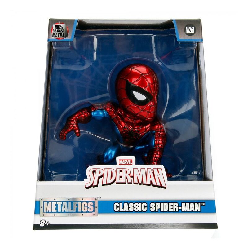 Jada Toys Marvel 4 Inch Classic Spiderman Metal Figurine