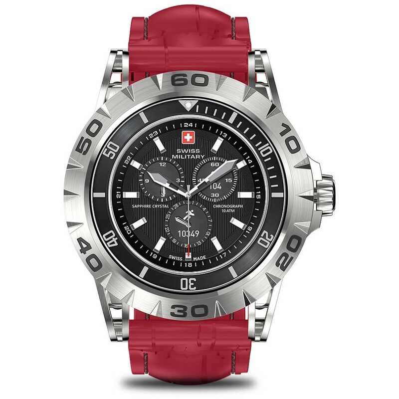 Swiss Military Dom 2 Smartwatch - Red - Silicon Strap