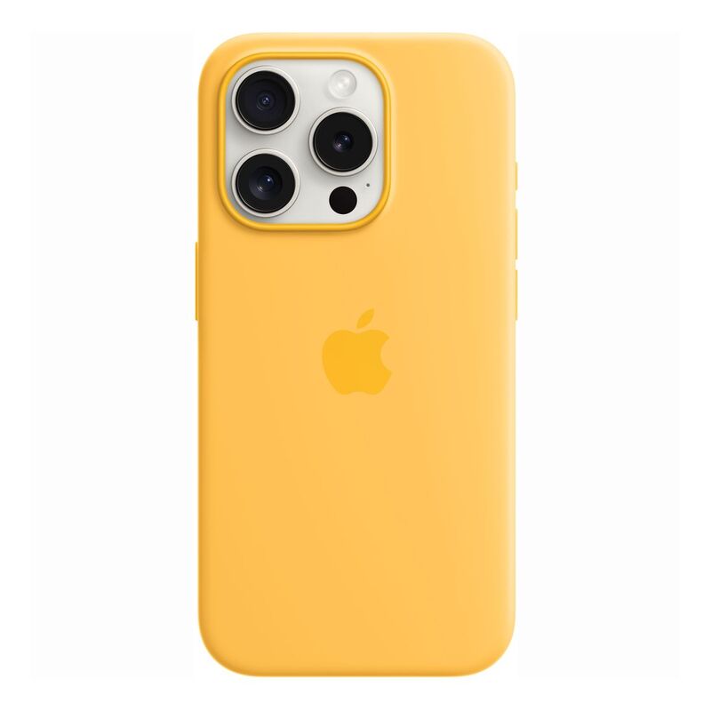 Apple iPhone 15 Pro Silicone Case with MagSafe - Sunshine