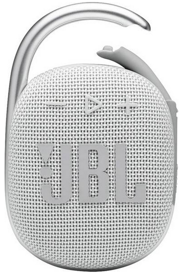 Jbl Clip4 White Portable Speaker