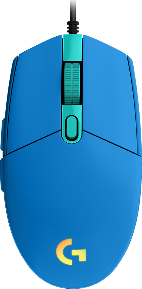 ماوس الألعاب Logitech G G203 Blue Lightsync