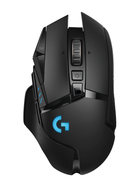 ماوس الألعاب اللاسلكي Logitech G G502 LIGHTSPEED مع المستشعر HERO وبأوزان قابلة للضبط