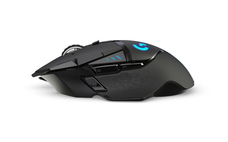 ماوس الألعاب اللاسلكي Logitech G G502 LIGHTSPEED مع المستشعر HERO وبأوزان قابلة للضبط