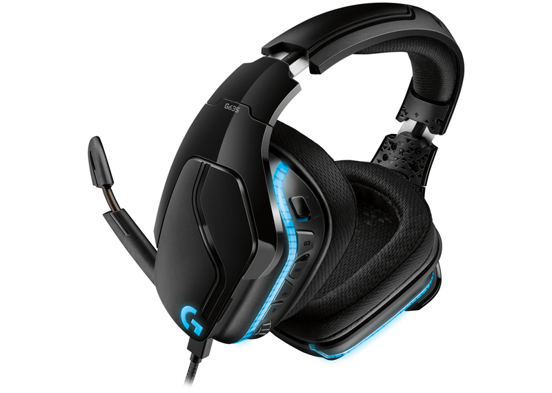 Logitech G 981-000750 G635 7.1 Surround Sound LIGHTSYNC Gaming Headset