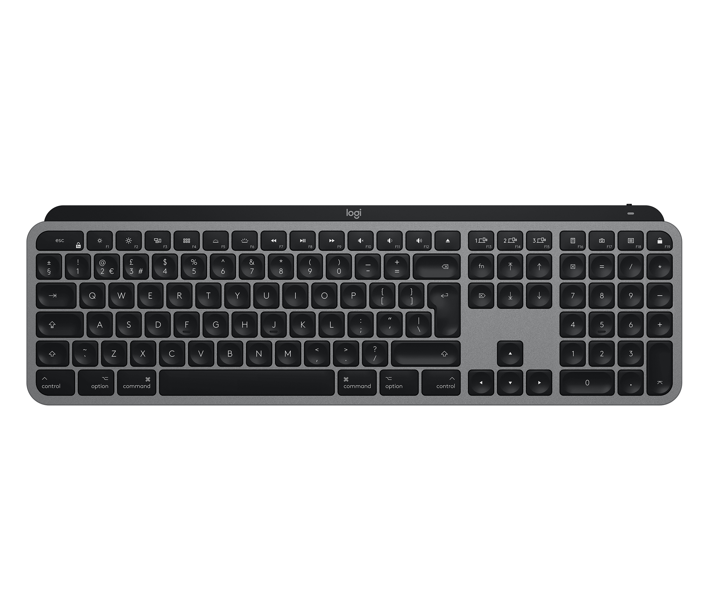 Logitech 920-009558 MX Keys RF Wireless Keyboard (US English)